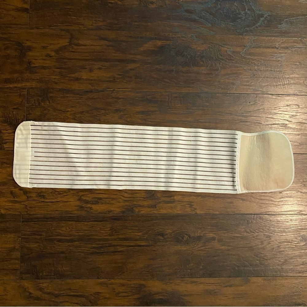 Loving Comfort Post Partum Support Belt, White, Size M